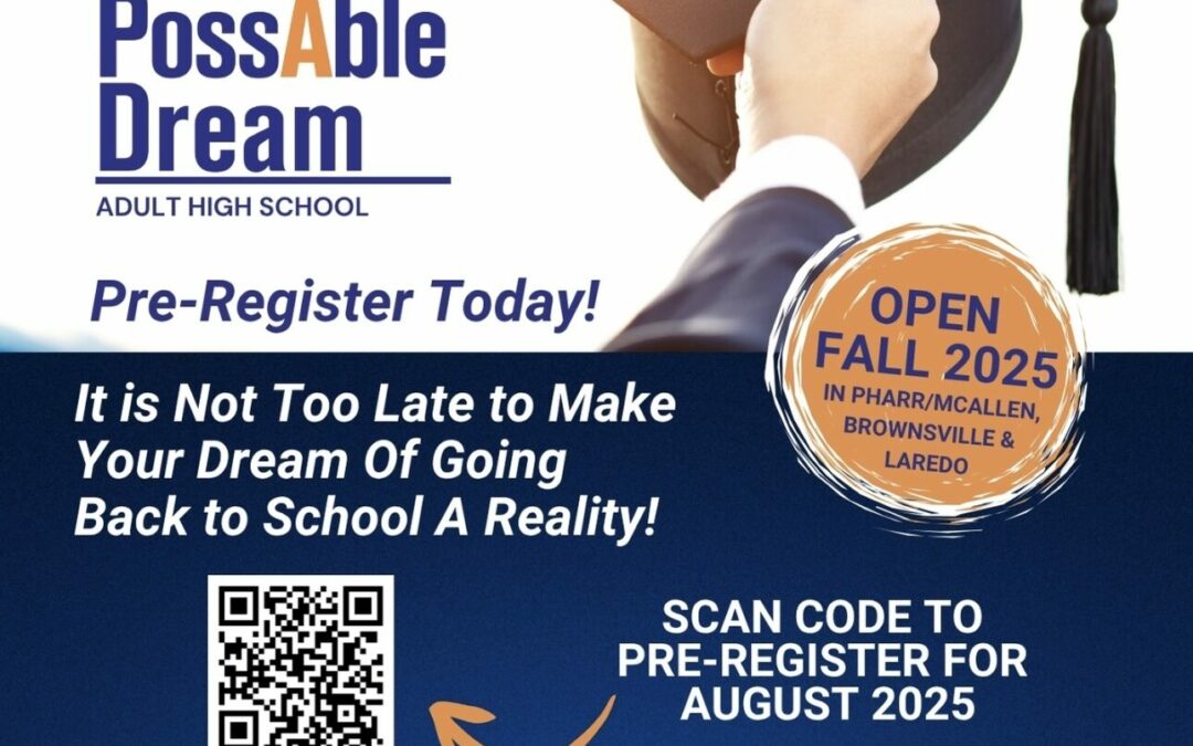 Your Second Chance at a High School Diploma Starts This Fall!
