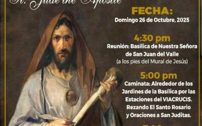 Caminata en Petición y Agradecimiento con San Judas Tadeo – Octubre 26, 2025