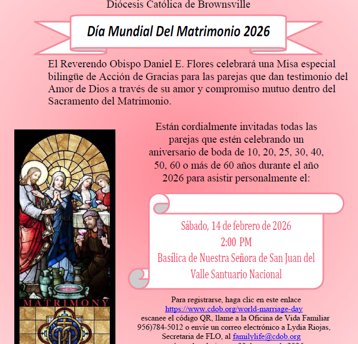 Gth4ME7X worldmarriagedayspanish png Basilica de San Juan Celebrate World Marriage Day 2026 at the Basilica of Our Lady of San Juan del Valle National Shrine