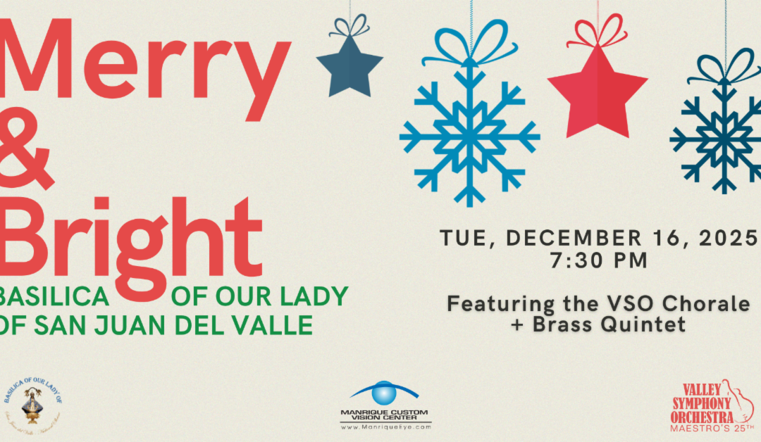 Merry & Bright Christmas Concert Returns to the Basilica – Tuesday, December 16, 2025!