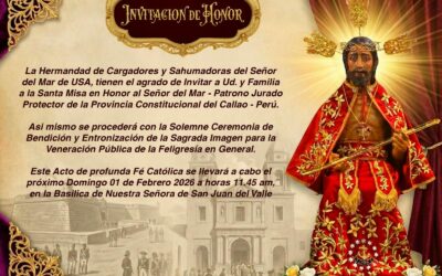 Misa Especial y Ceremonia de Bendición en Honor al Señor del Mar – 1 de Febrero de 2026 Special Mass and Blessing Ceremony in Honor of Señor del Mar – February 1, 2026